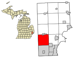 Macomb County Michigan Incorporated and Unincorporated areas Sterling Heights Highlighted